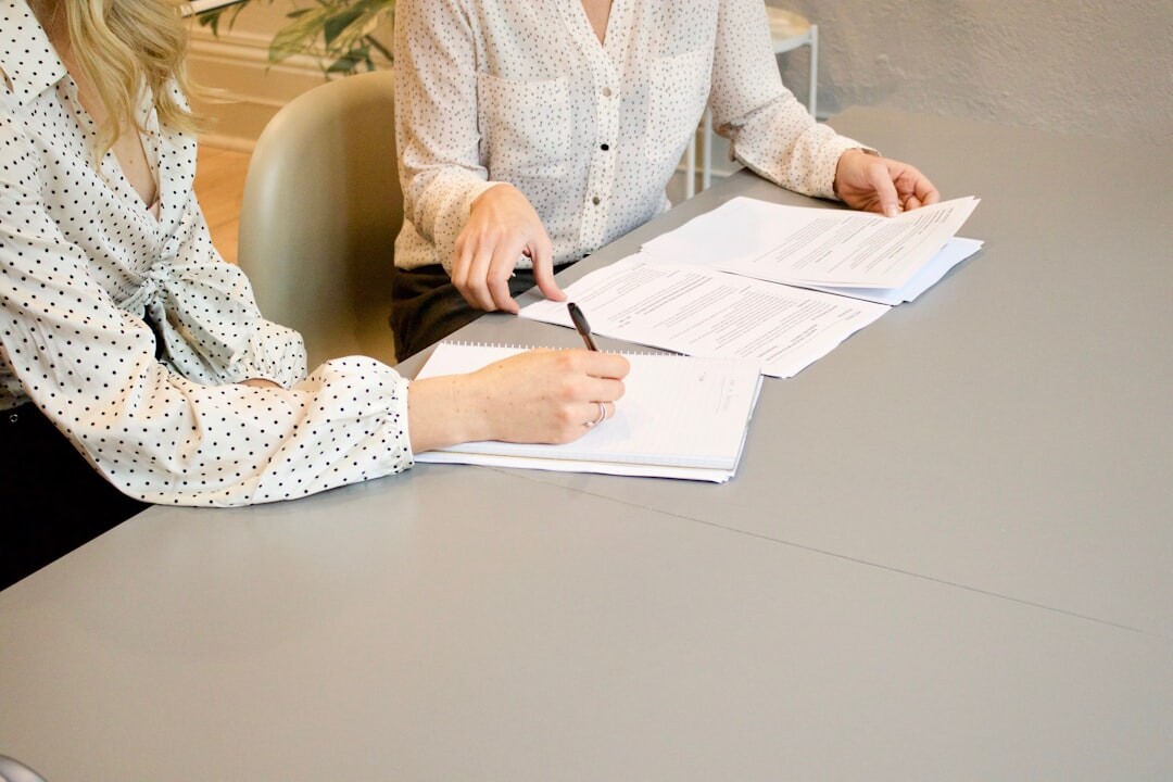 person signing insurance contract